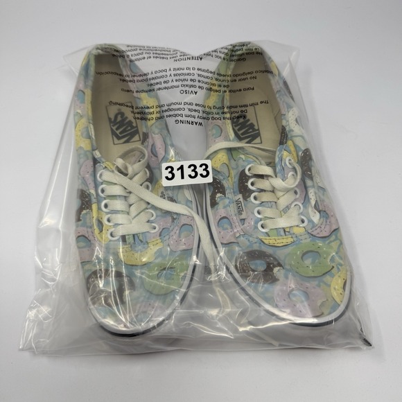 Vans Donut Skyway Late Night Authentic Canvas Sneakers Mens 6.5 Womens 8 Blue - Picture 15 of 15